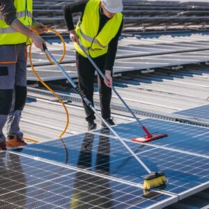 Solar power cleaning service